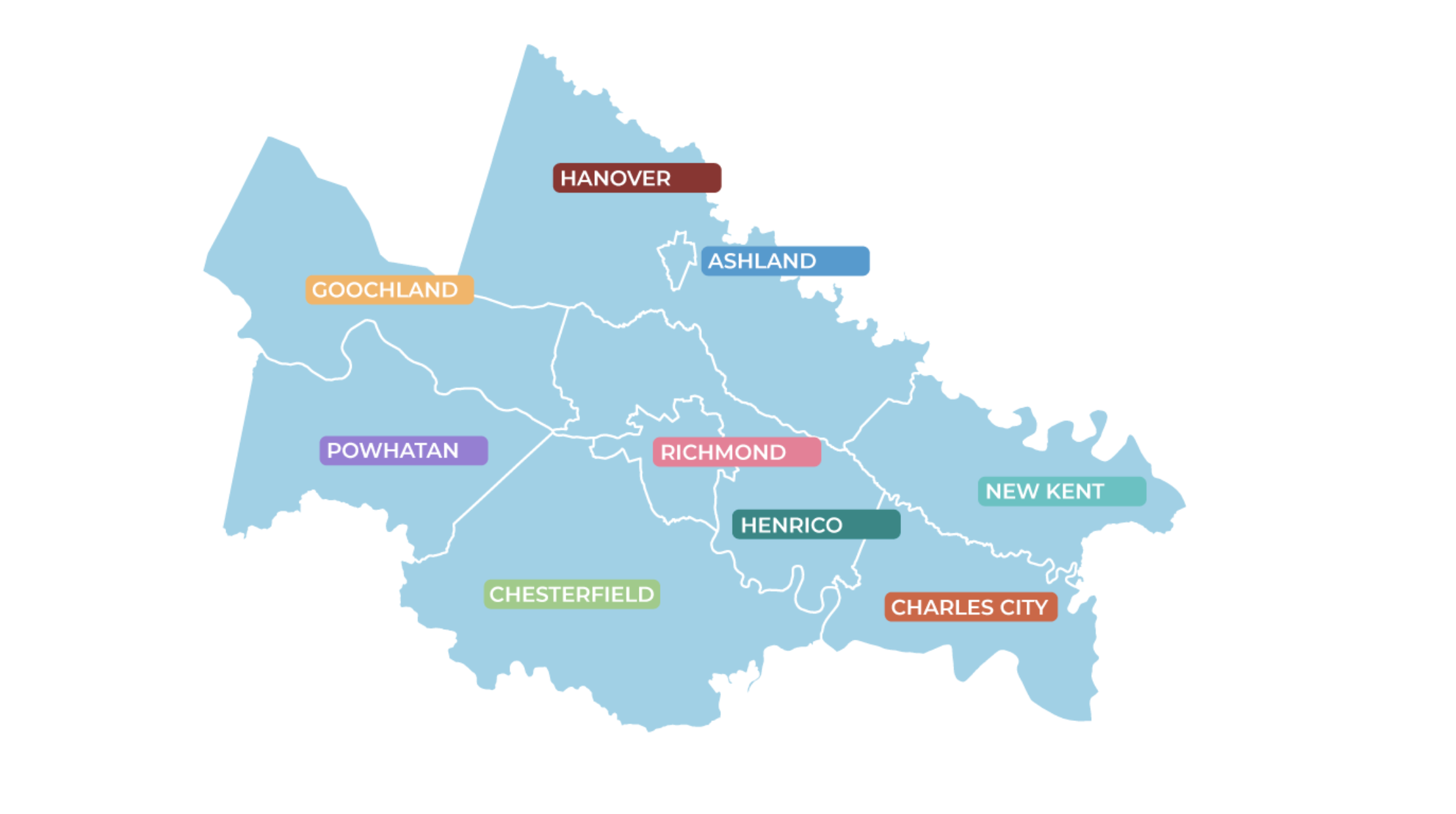 Map of Richmond